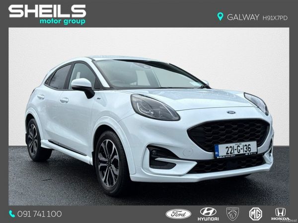 Ford Puma MPV, Petrol Hybrid, 2022, White