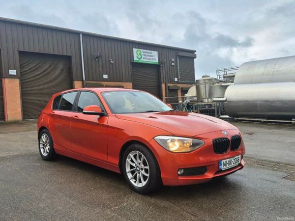 BMW 1-Series Hatchback, Diesel, 2014, Orange