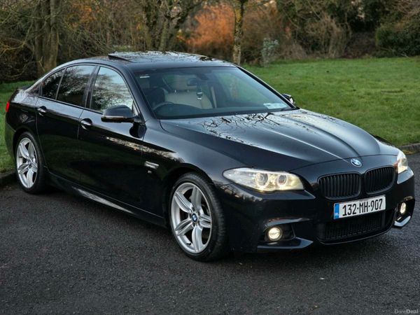 BMW 5-Series Saloon, Diesel, 2013, Black