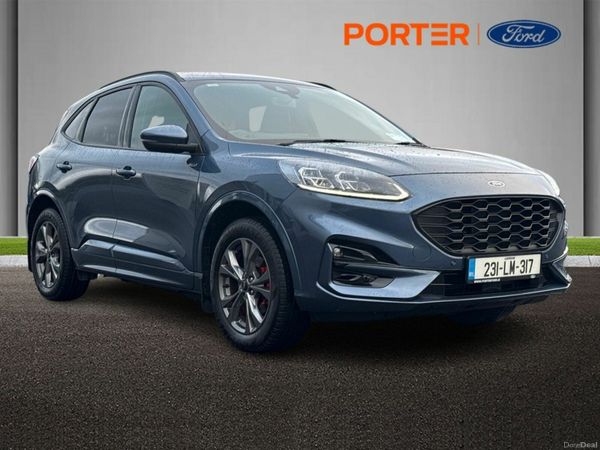Ford Kuga SUV, Petrol Plug-in Hybrid, 2023, Blue