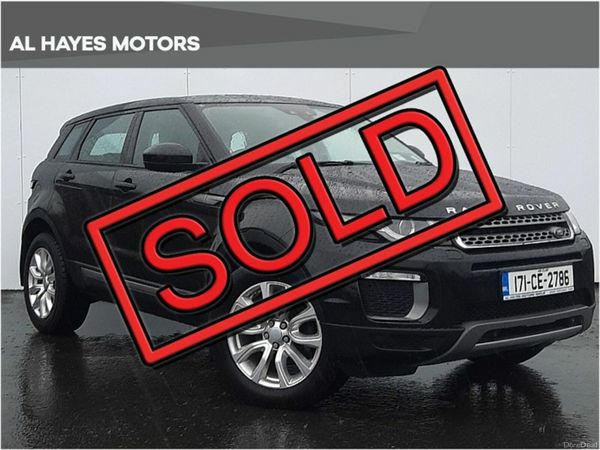 Land Rover Range Rover Evoque SUV, Diesel, 2017, Black