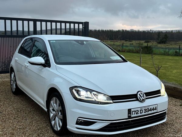 Volkswagen Golf Hatchback, Petrol, 2017, White