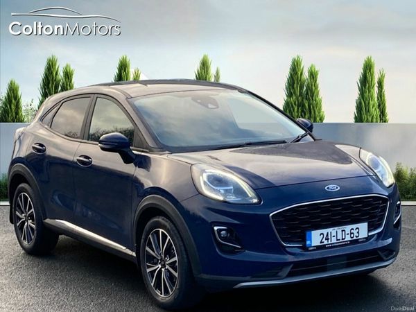 Ford Puma SUV, Petrol Hybrid, 2024, Blue