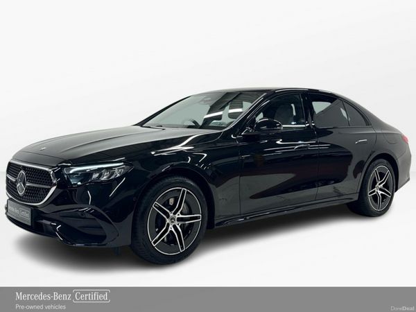 Mercedes-Benz E-Class Saloon, Petrol Plug-in Hybrid, 2025, Black