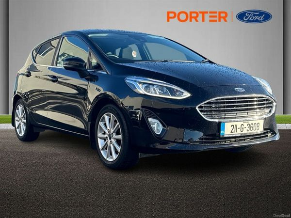Ford Fiesta Hatchback, Petrol, 2021, Black