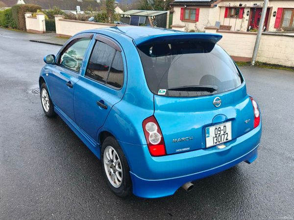 Nissan March Hatchback, Petrol, 2009, Blue