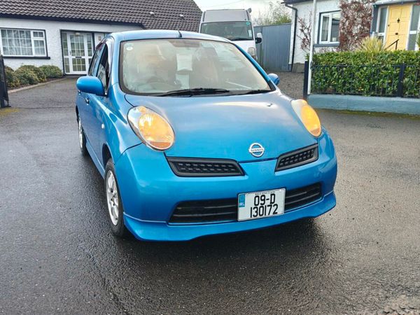 Nissan March Hatchback, Petrol, 2009, Blue