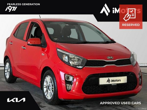Kia Picanto Hatchback, Petrol, 2022, Red