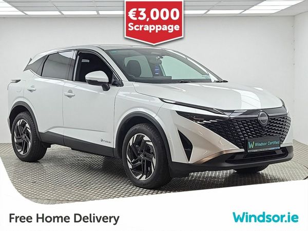 Nissan Qashqai MPV, Petrol Hybrid, 2025, White