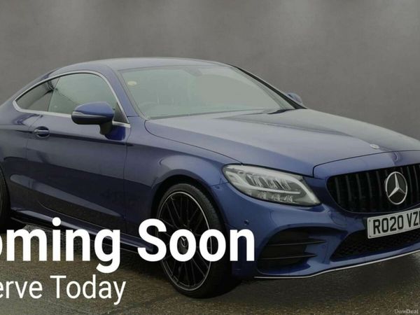 Mercedes-Benz C-Class Coupe, Diesel, 2020, Blue