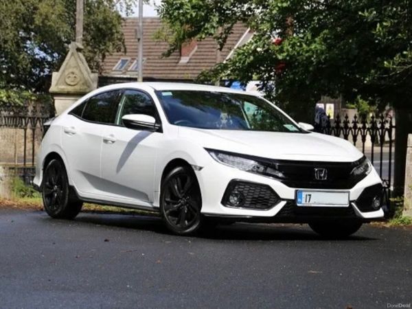 Honda Civic Hatchback, Petrol, 2017, White