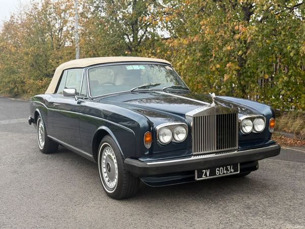 Rolls-Royce Corniche Convertible, Petrol, 1980, Blue