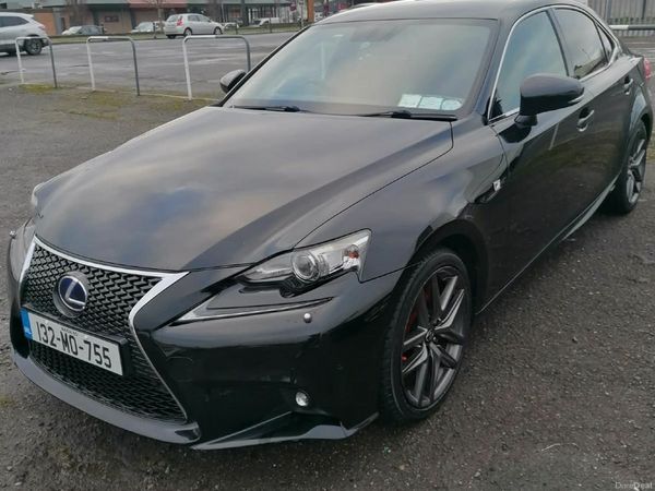 Lexus IS Saloon, Petrol Hybrid, 2013, Black