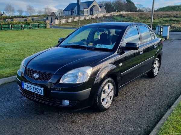 Kia Rio Saloon, Petrol, 2007, Black