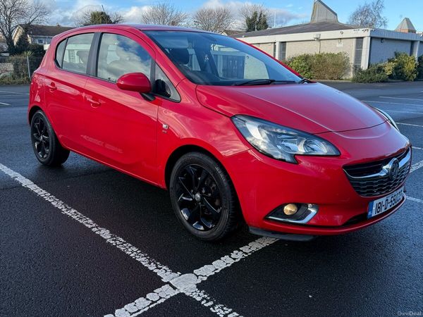 Vauxhall Corsa Hatchback, Petrol, 2018, Red