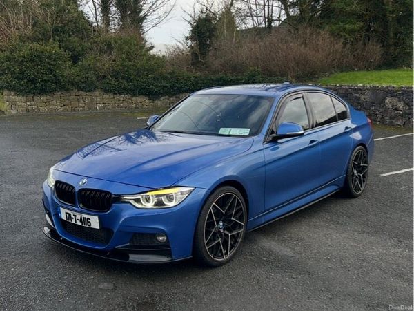 BMW 3-Series Saloon, Diesel, 2017, Blue
