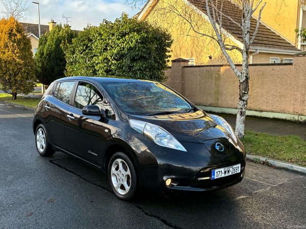Nissan Leaf Hatchback, Electric, 2017, Black
