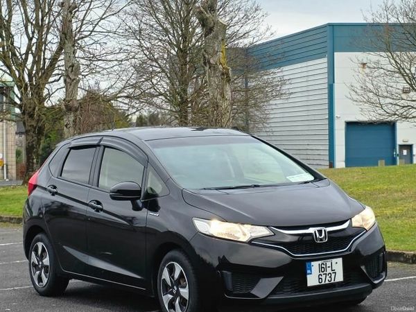 Honda Fit Hatchback, Petrol Hybrid, 2016, Black