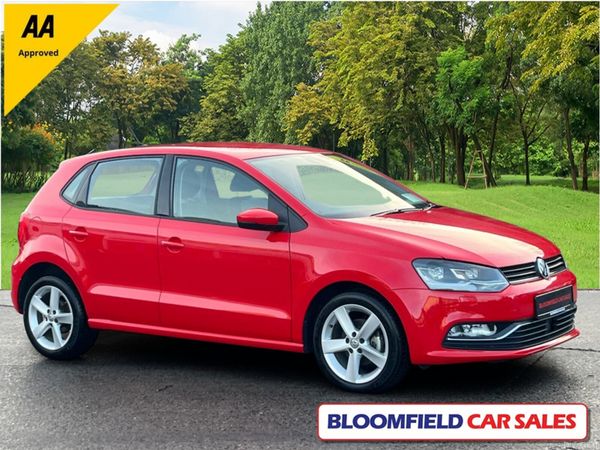 Volkswagen Polo Hatchback, Petrol, 2017, Red