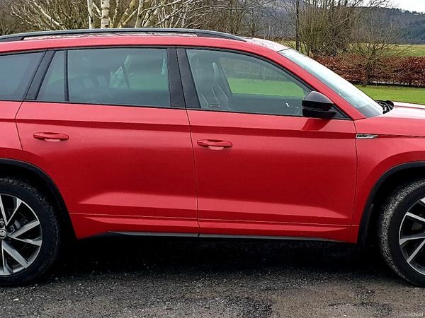 Skoda Kodiaq SUV, Diesel, 2020, Red