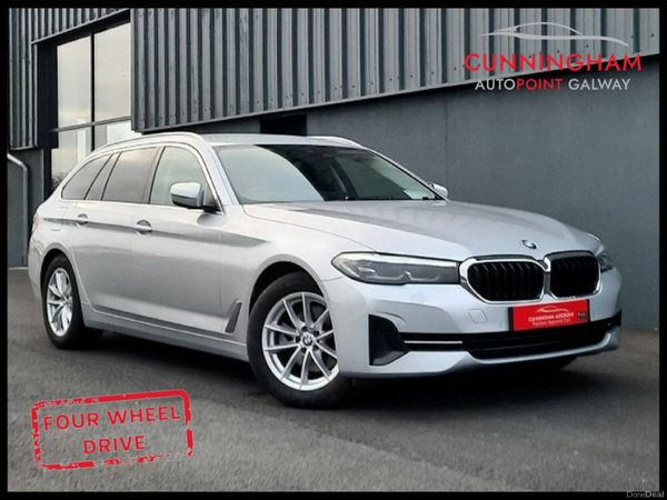 BMW 5-Series Estate, Diesel, 2020, Silver