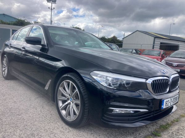 BMW 5-Series Saloon, Diesel, 2018, Black