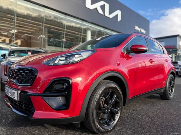 Kia Sportage SUV, Diesel Hybrid, 2021, Red