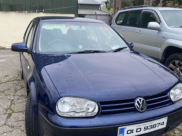Volkswagen Golf Hatchback, Petrol, 2001, Blue