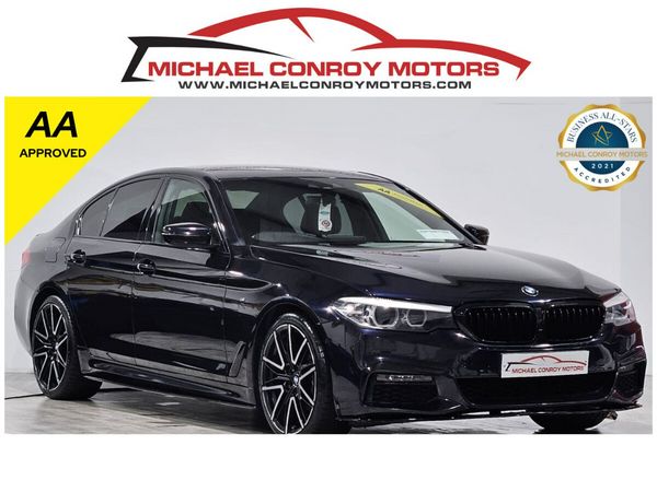 BMW 5-Series Saloon, Diesel, 2018, Black