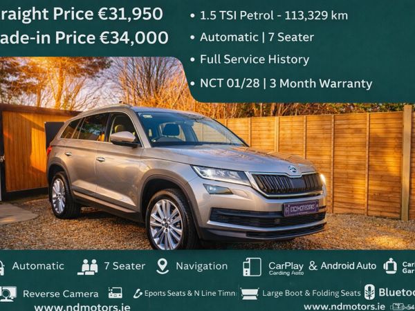 Skoda Kodiaq SUV, Petrol, 2020, Grey
