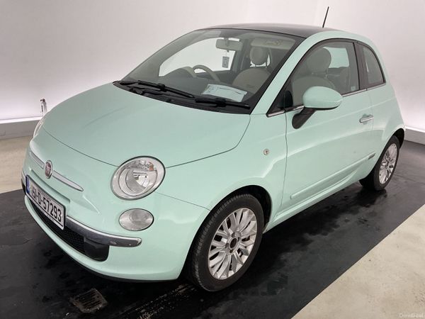 Fiat 500 Hatchback, Petrol, 2015, Green