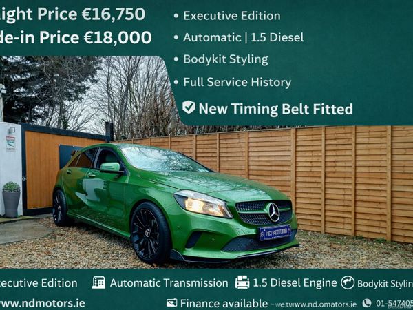 Mercedes-Benz A-Class Hatchback, Diesel, 2017, Green