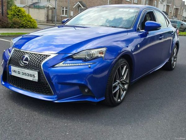 Lexus IS Saloon, Petrol Hybrid, 2014, Blue