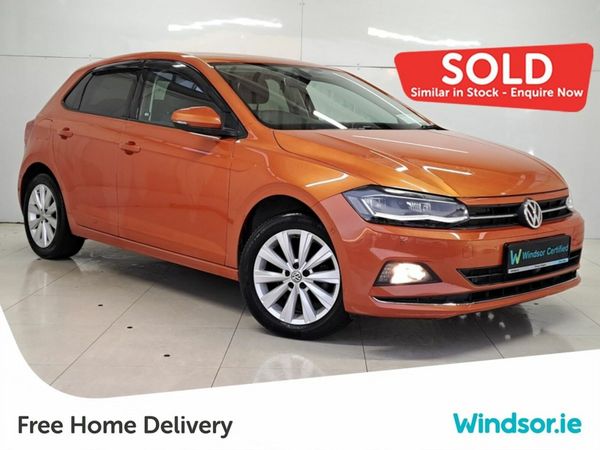 Volkswagen Polo Hatchback, Petrol, 2018, Orange