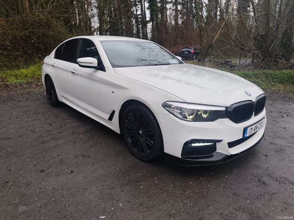BMW 5-Series Saloon, Diesel, 2017, White