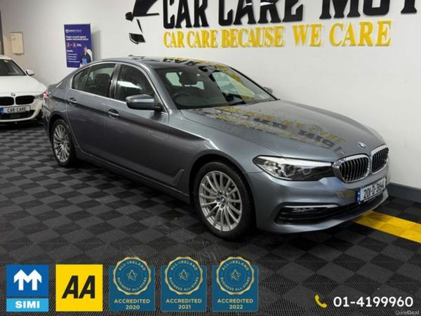 BMW 5-Series Saloon, Petrol Plug-in Hybrid, 2020, Blue