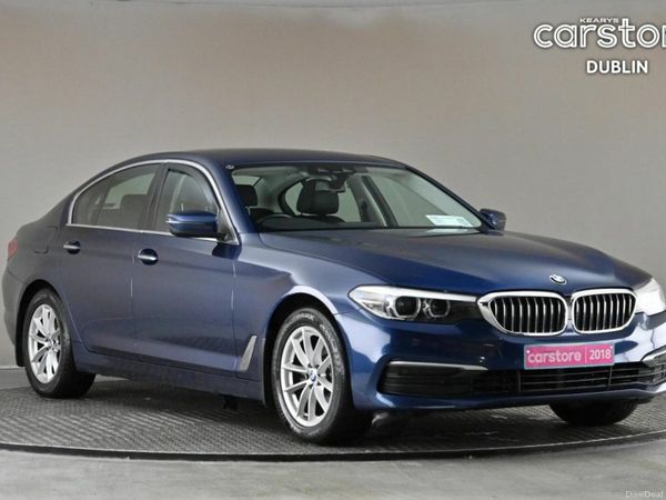 BMW 5-Series Saloon, Diesel, 2018, Blue