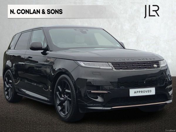 Land Rover Range Rover Sport SUV, Petrol Plug-in Hybrid, 2025, Black