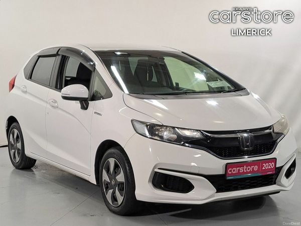 Honda Fit Hatchback, Petrol Hybrid, 2020, White