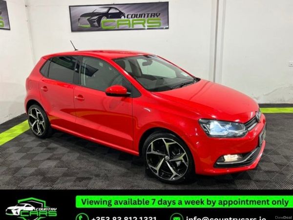Volkswagen Polo Hatchback, Petrol, 2017, Red