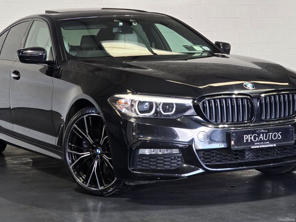 BMW 5-Series Saloon, Petrol Plug-in Hybrid, 2017, Black