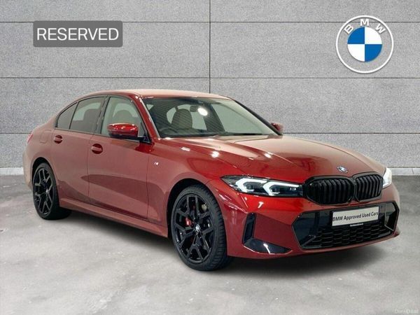 BMW 3-Series Saloon, Petrol Plug-in Hybrid, 2025, Red