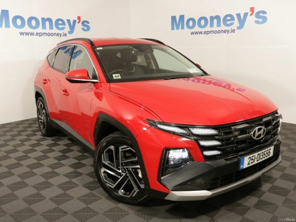 Hyundai Tucson SUV, Petrol Plug-in Hybrid, 2025, Red