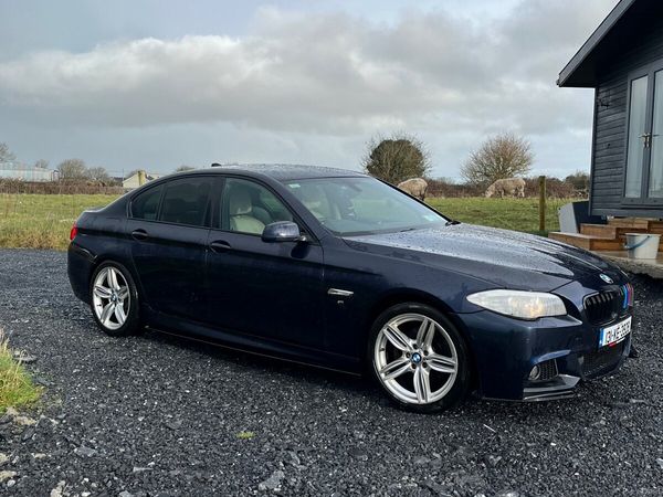 BMW 5-Series Saloon, Diesel, 2013, Blue