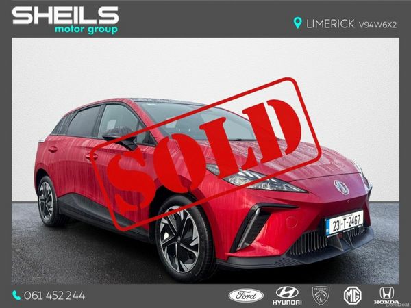 MG MG4 Hatchback, Electric, 2023, Red