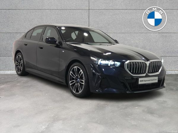 BMW 5-Series Saloon, Petrol Plug-in Hybrid, 2024, Black