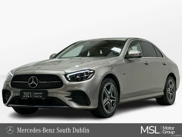 Mercedes-Benz E-Class Saloon, Diesel Plug-in Hybrid, 2021, Silver