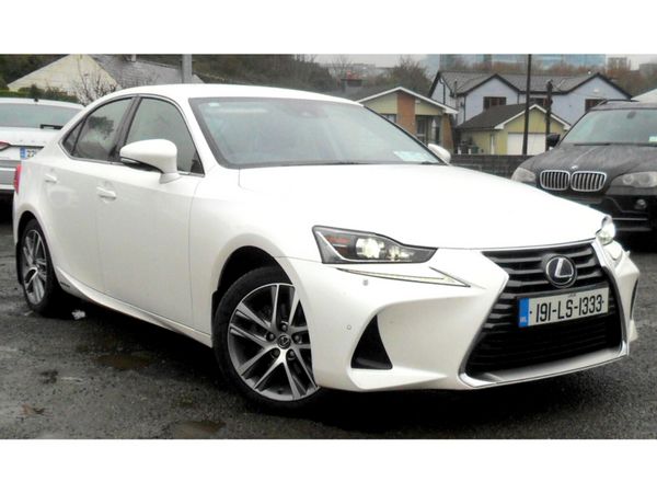 Lexus IS Saloon, Petrol Hybrid, 2019, White