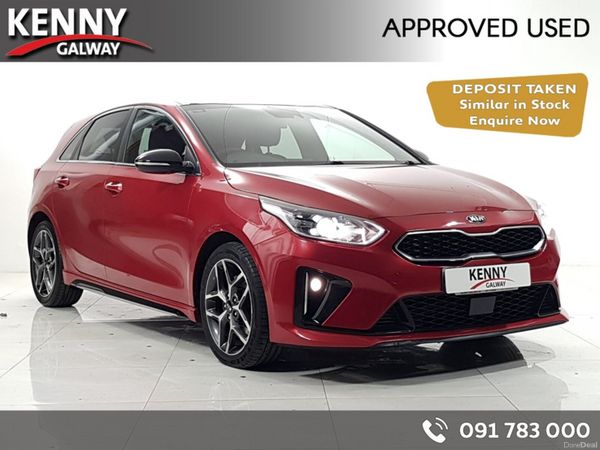 Kia Ceed Hatchback, Petrol, 2019, Red