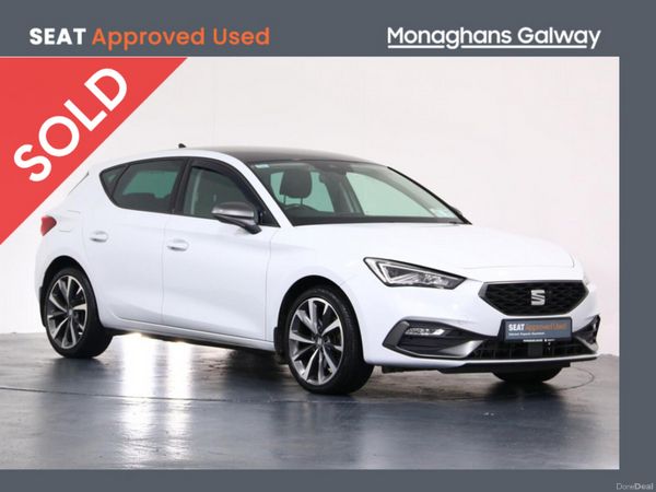 SEAT Leon Hatchback, Petrol Plug-in Hybrid, 2021, White